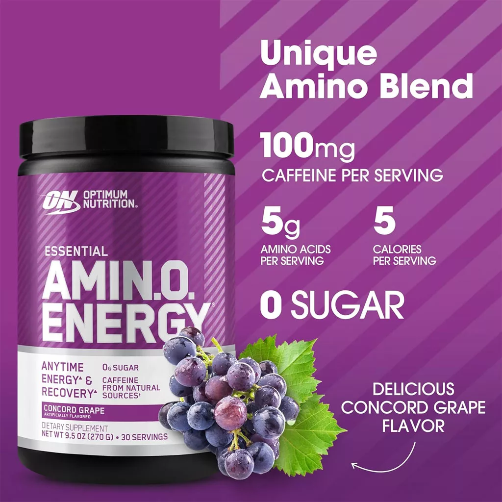 آمینو انرژی ON اسنشیال بدون قند OPTIMUM NUTRITION در ۴ طعم خوشمزه