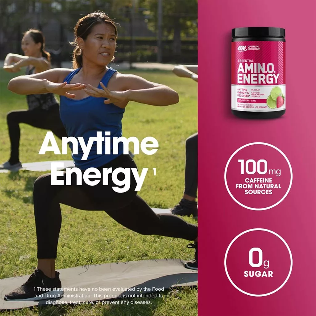 آمینو انرژی ON اسنشیال بدون قند OPTIMUM NUTRITION در ۴ طعم خوشمزه