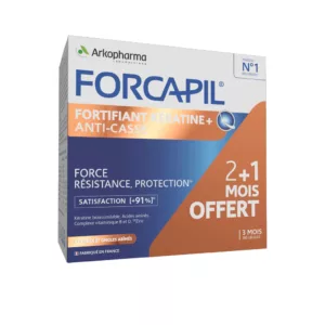 مکمل ضد ریزش فورکاپیل فرانسه تقویت فولیکول مو Forcapil® Fortifying Keratin