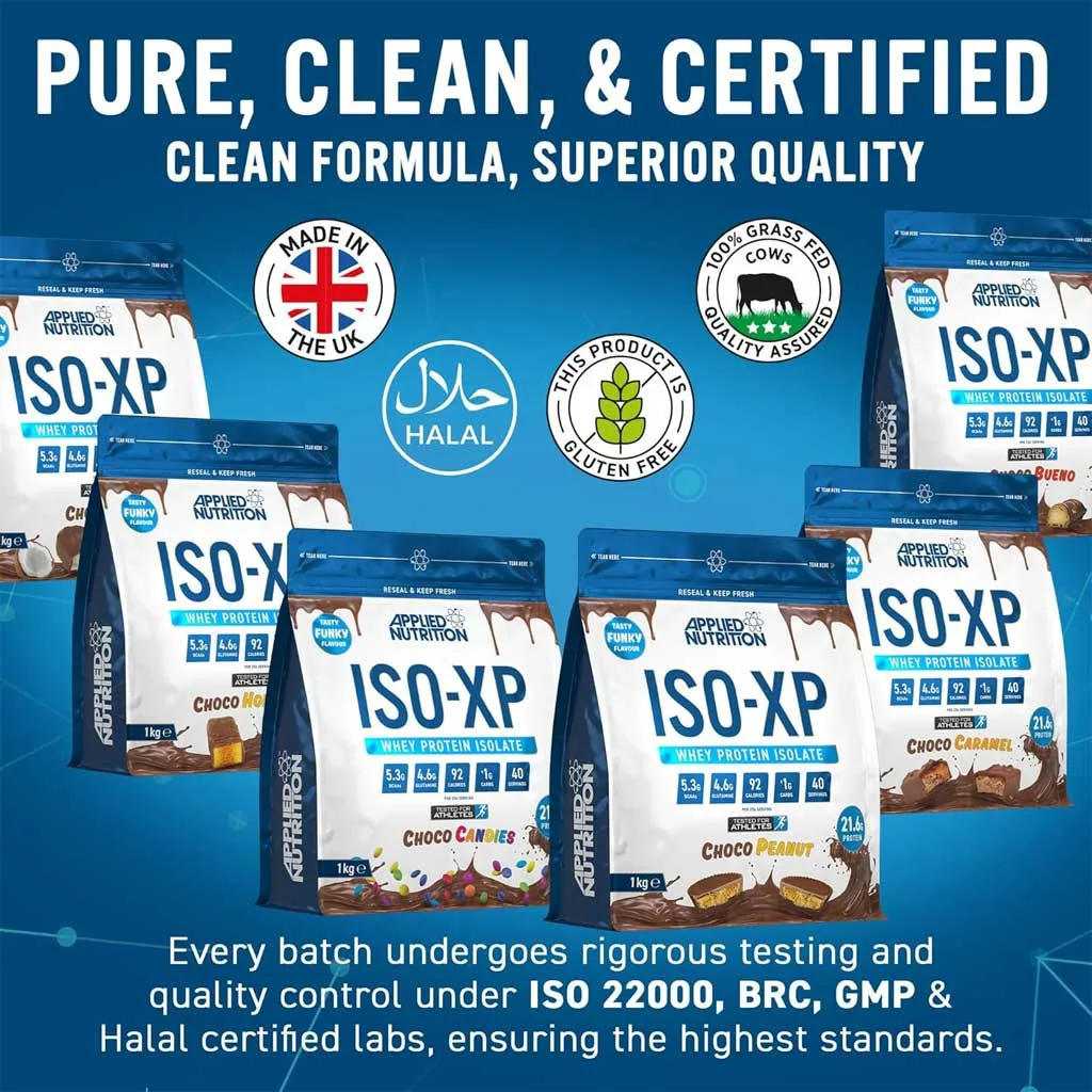 پروتئین وی WHEY ایزوله اپلاید نوتریشن اورجینال ISO-XP در4 طعم