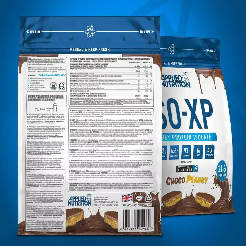 پروتئین وی WHEY ایزوله اپلاید نوتریشن اورجینال ISO-XP در4 طعم