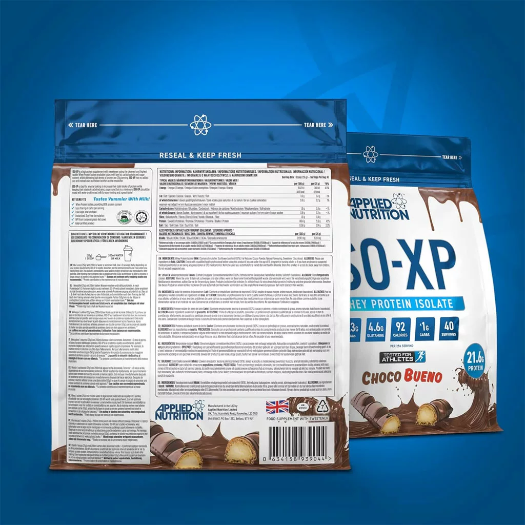 پروتئین وی WHEY ایزوله اپلاید نوتریشن اورجینال ISO-XP در4 طعم