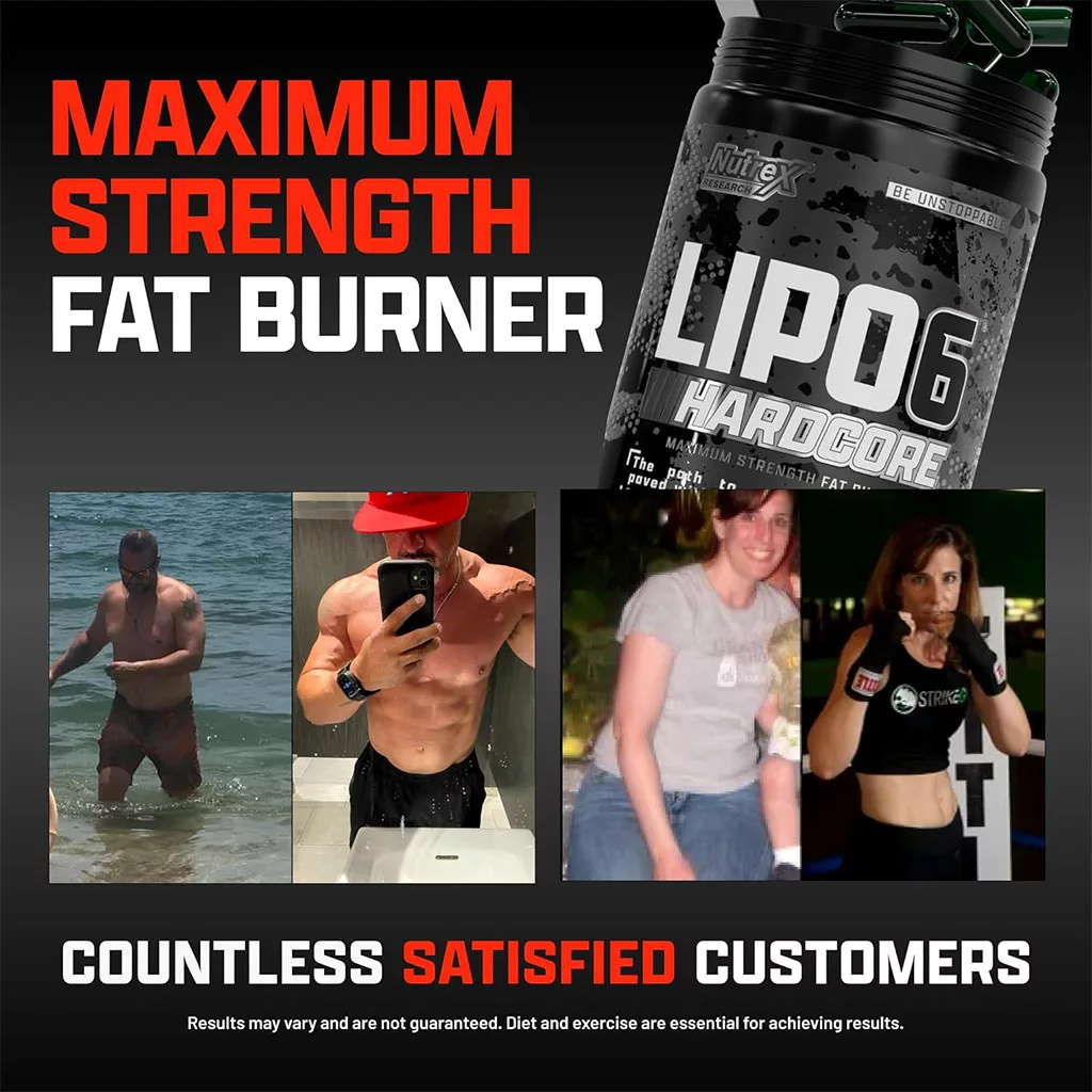 قرص چربی سوزی LIPO 6 HARDCOARE آمریکایی Nutrex
