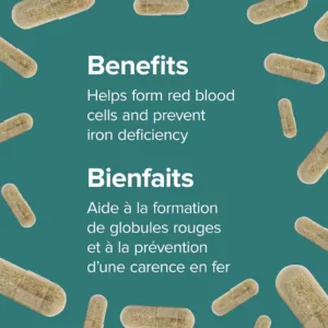آهن 28mg وبر نچرالز GENTLE IRON حاوی B12,Folic Acid