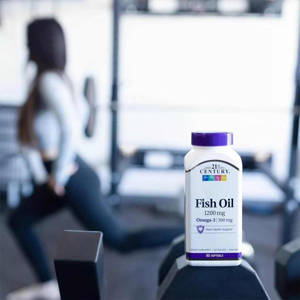 امگا 3 روغن ماهی 21century دوز Fish oil 1200mg