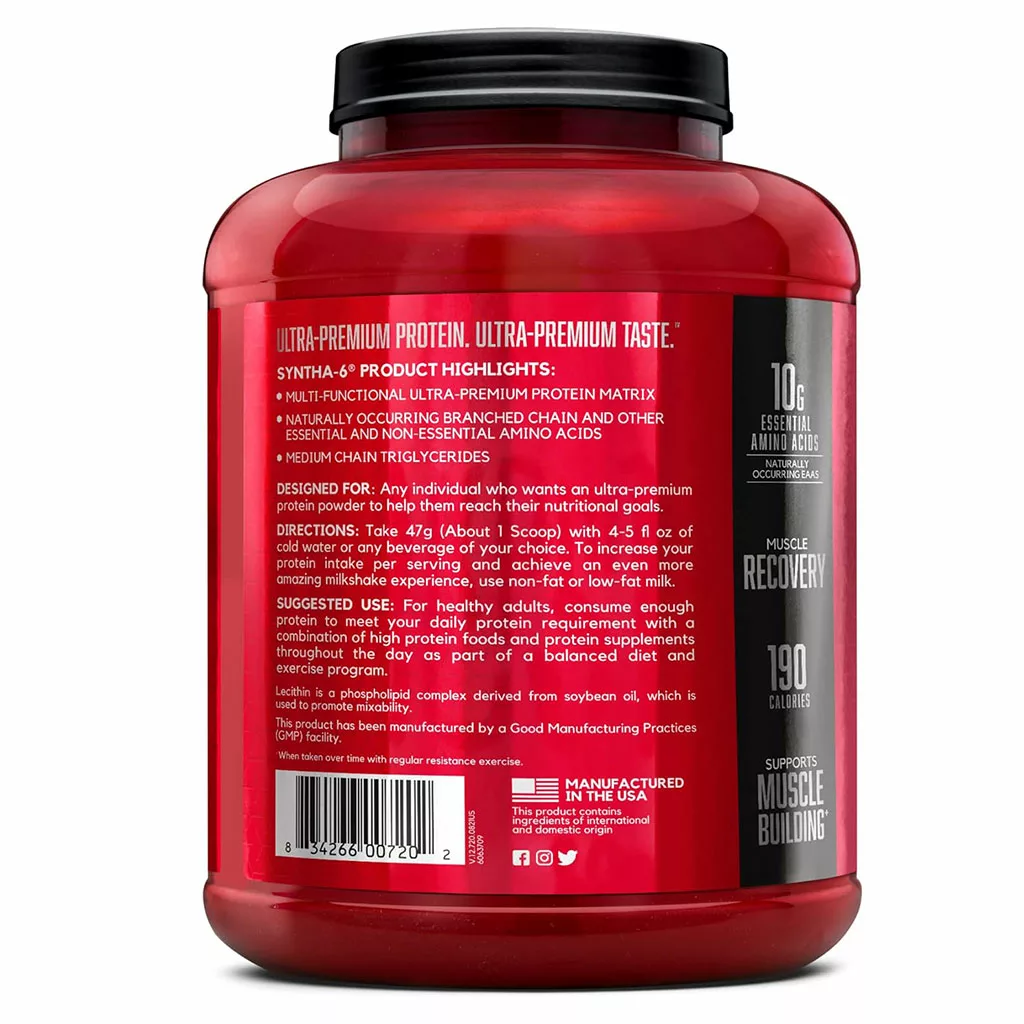 وی whey پروتئین SYNTHA-6 اولترا پریمیوم شکلاتی