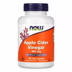 مکمل چربی سوز NOW سرکه سیب Apple Cidar 450mg