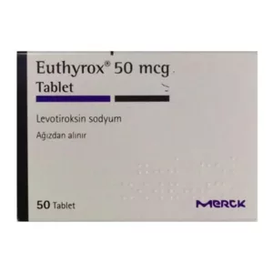 قرص لووتيروكيسن 50mg مدل Euthyrox