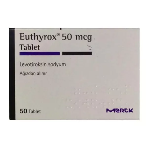 قرص لووتيروكيسن 50mg مدل Euthyrox