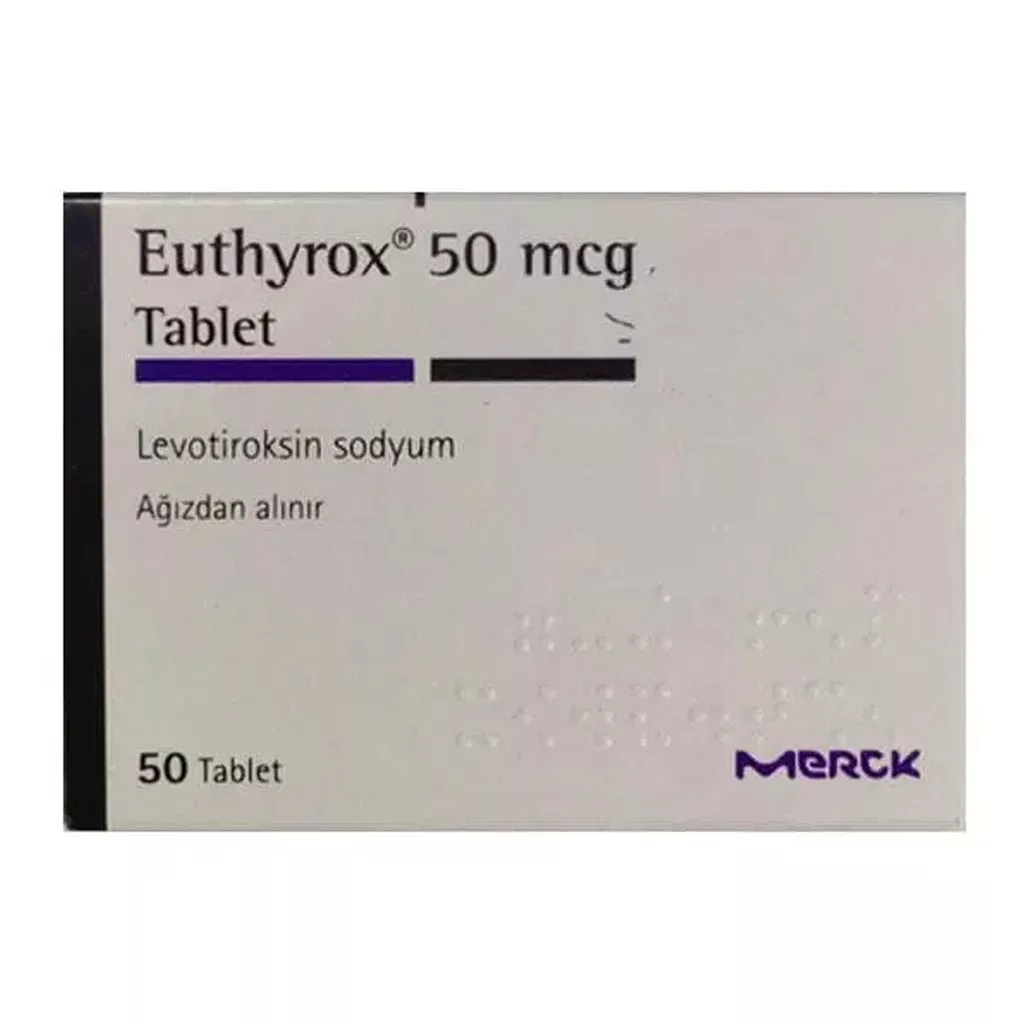 قرص لووتيروكيسن 50mg مدل Euthyrox