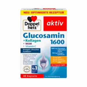 گلوکوزامین اکتیو دوپل هرز 1600 همراه با کلاژن MSM ویتامین C