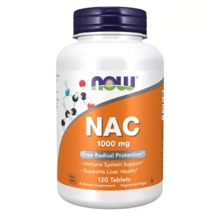 مکمل تخصصی NAC آمریکا NOW دوز 1000mg تعداد 120