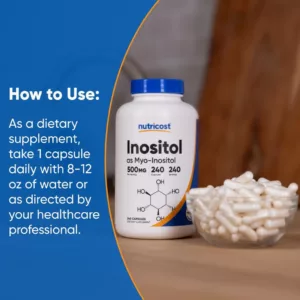 مکمل Inositol اینوزیتول نوتریکاست آمریکا 500mg