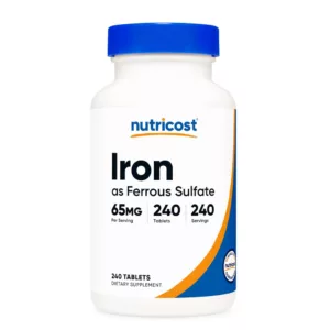 مکمل آهن 65mg نوتریکاست آمریکا 240 عدد