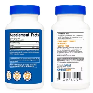 مکمل آهن 65mg نوتریکاست آمریکا 240 عدد