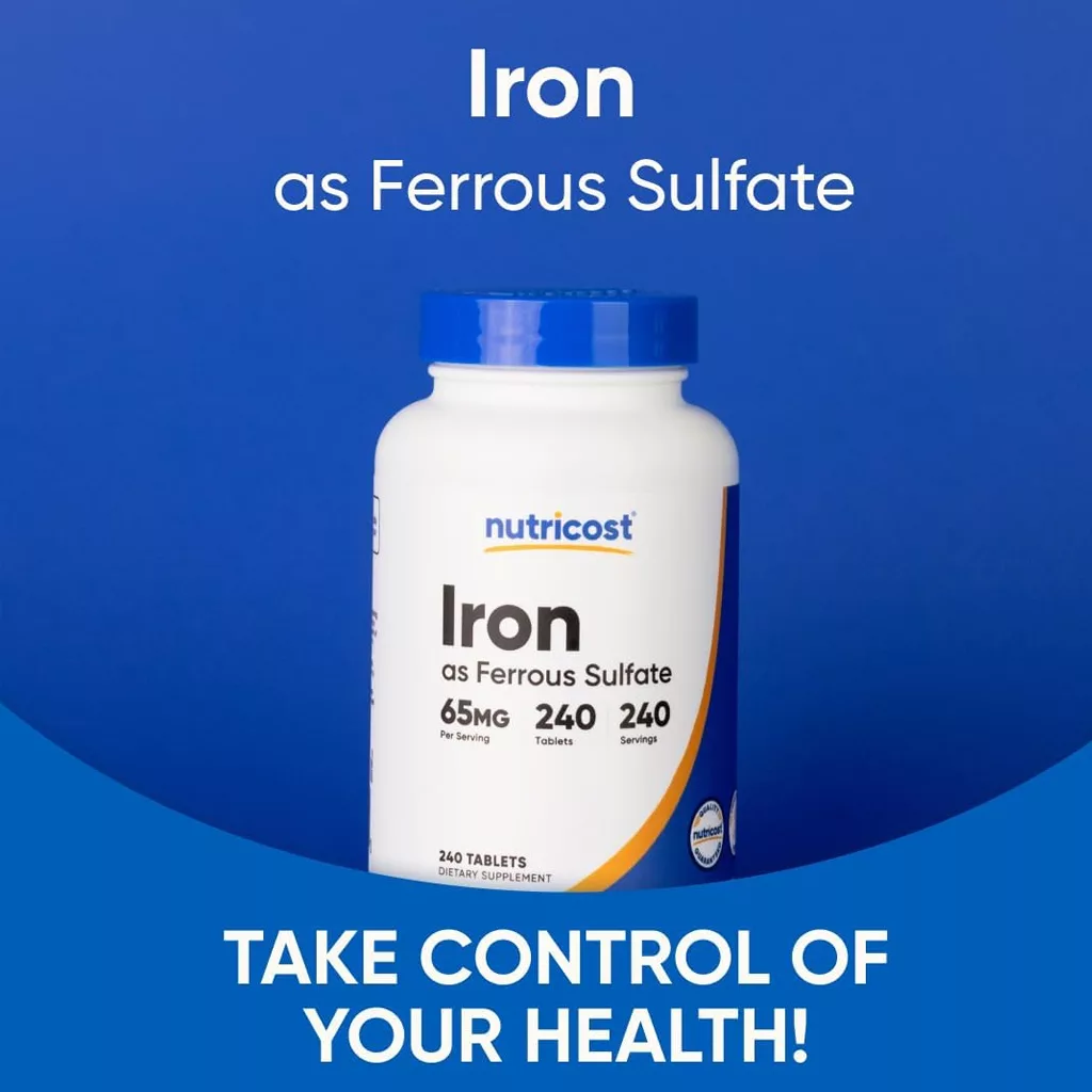 مکمل آهن 65mg نوتریکاست آمریکا 240 عدد