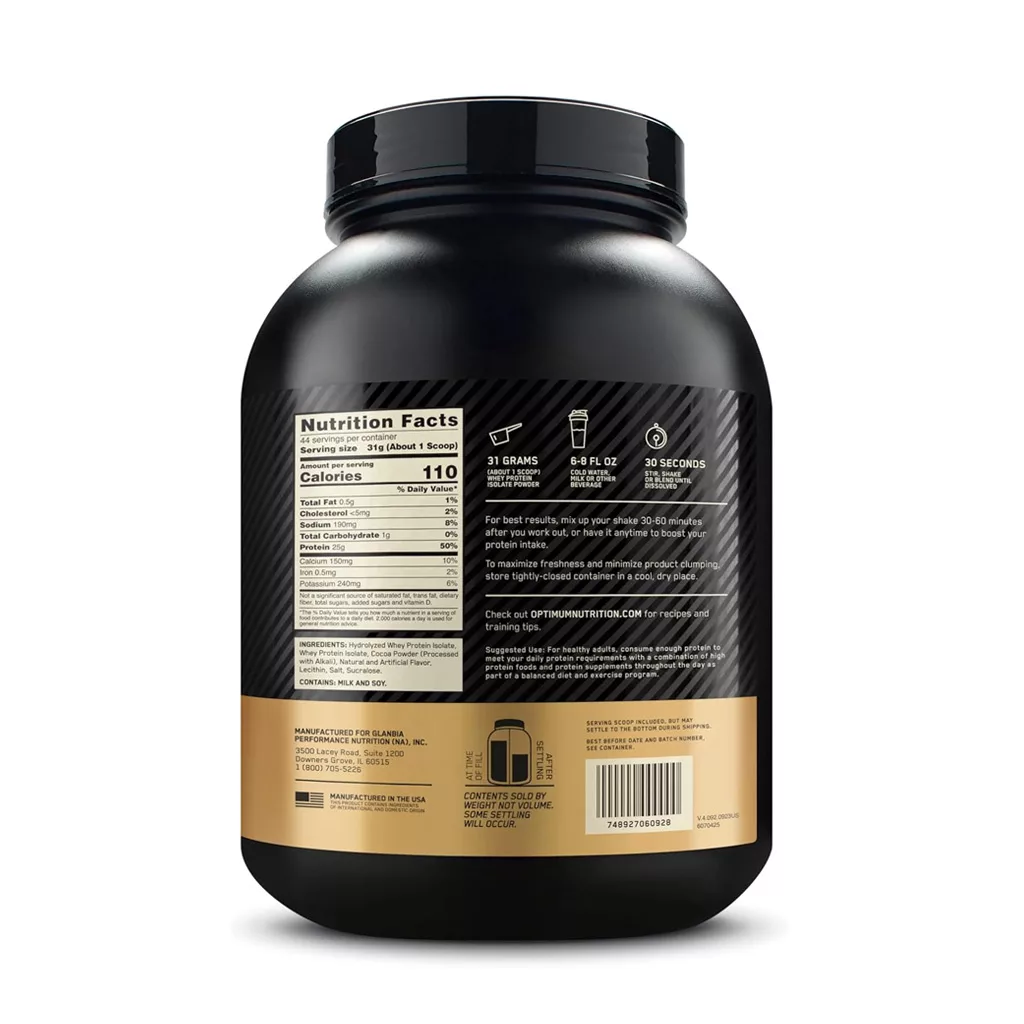 پروتئین وی Whey ایزوله ON گلد OPTIMUM NUTRITION