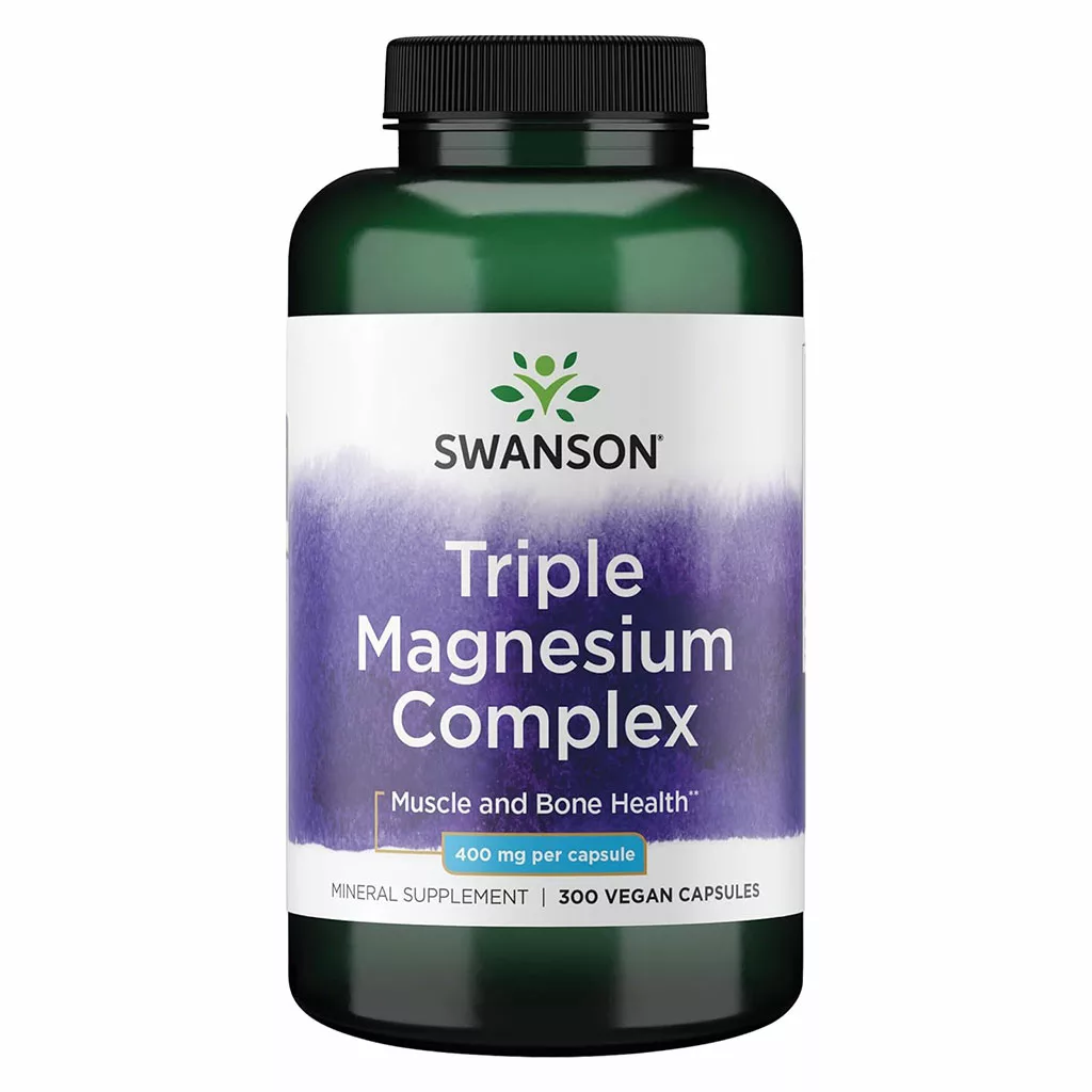 تریپل منیزیم سوانسون USA وگان 300 عدد