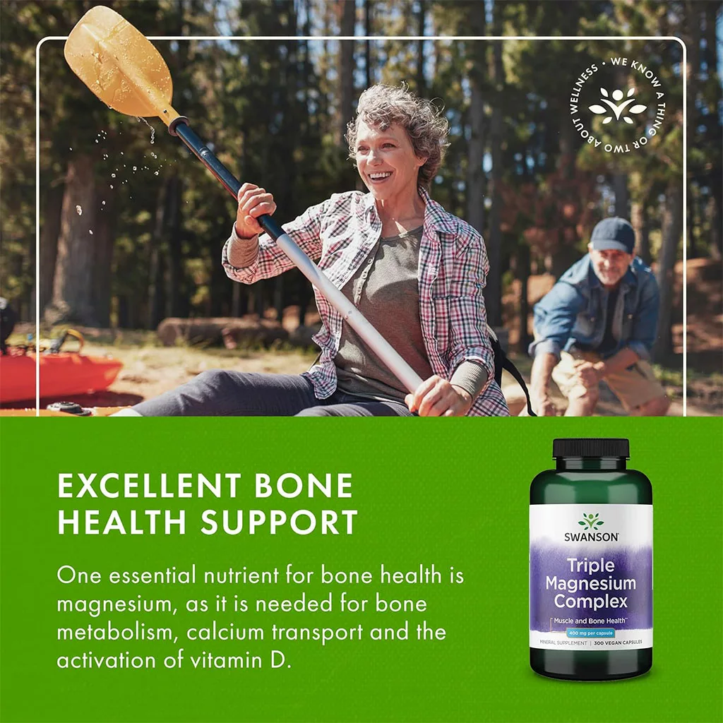 تریپل منیزیم سوانسون USA وگان 300 عدد