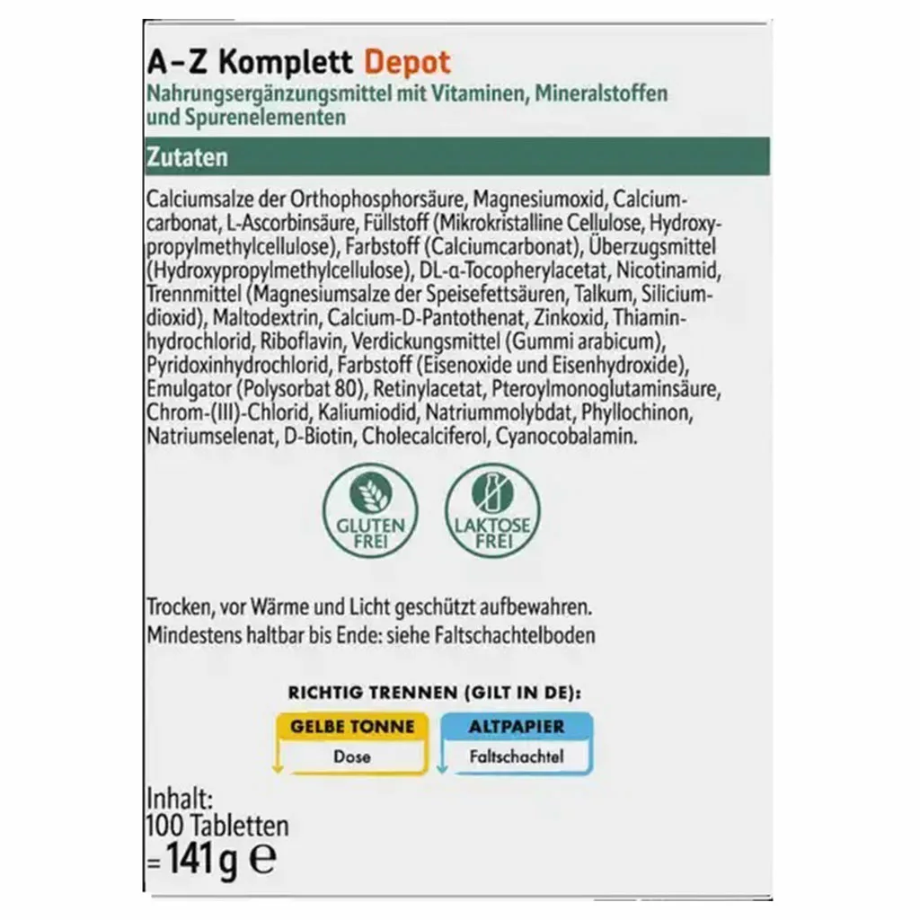 مولتی ویتامین مینرال جامع و کامل آلتا فارما رزمن 21 ویتامین ضروری A-Z