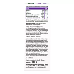 گلوکوزامین 1700 تاکسوفیت +MSM منیزیم D3 ساشه 20تایی