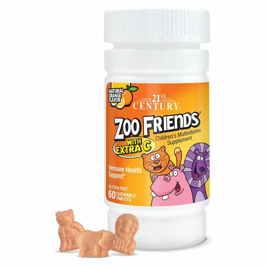 مولتی ویتامین کودکان 21century تقویت ایمنی جویدنی