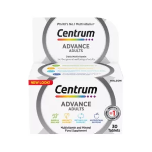 مولتی ویتامین مینرال سنتروم ادونس انگلیس خانم ها و آقایان 30عدد