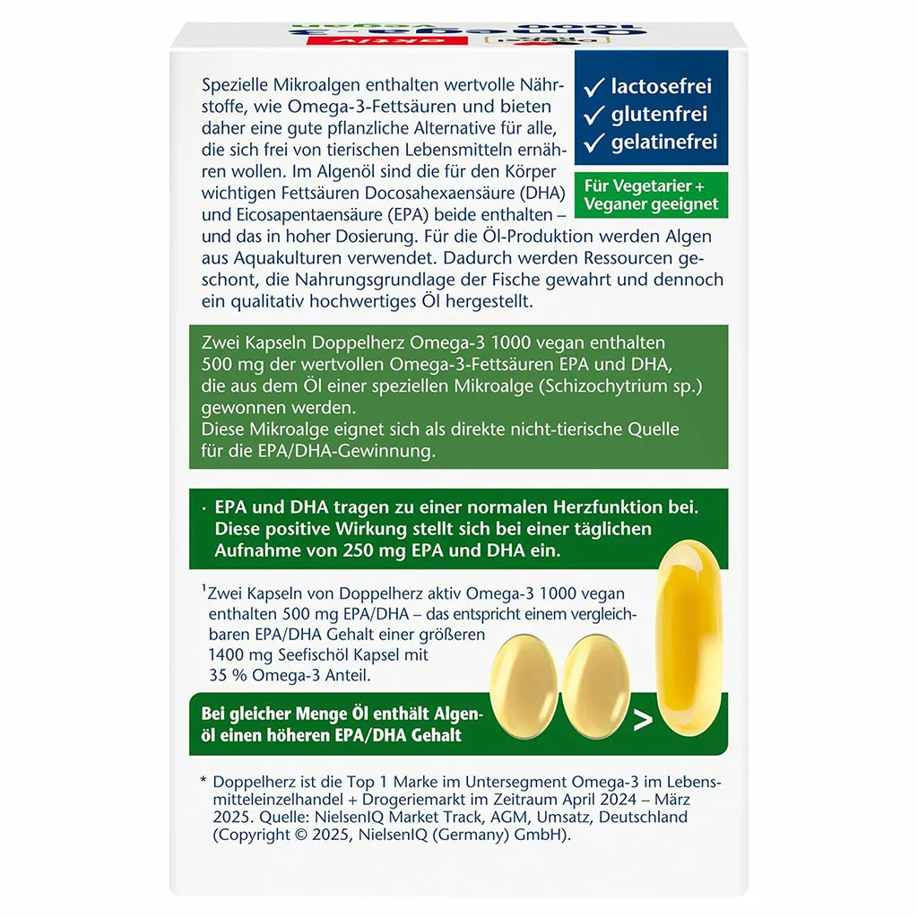 امگا 3 گیاهی دوپل هرز اکتیو وگان