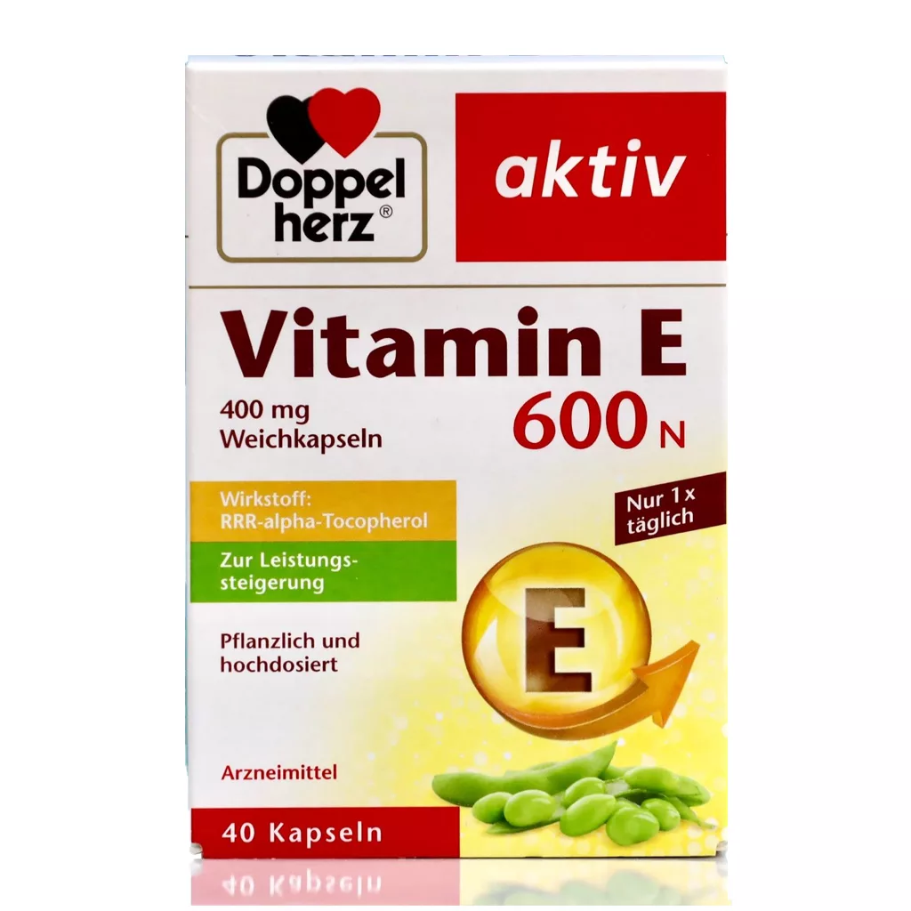 ویتامین E 600N دوپل هرز اکتیو 400mg