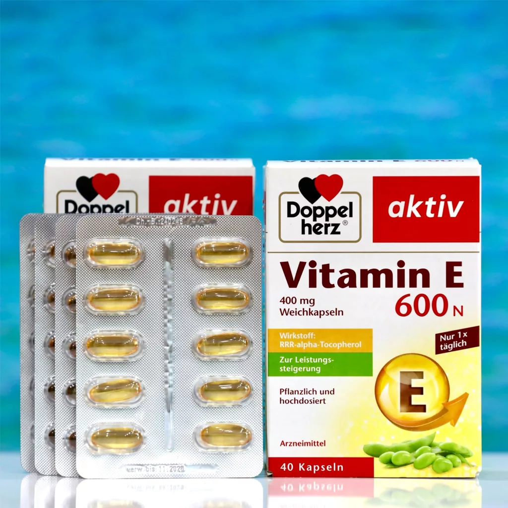 ویتامین E 600N دوپل هرز اکتیو 400mg