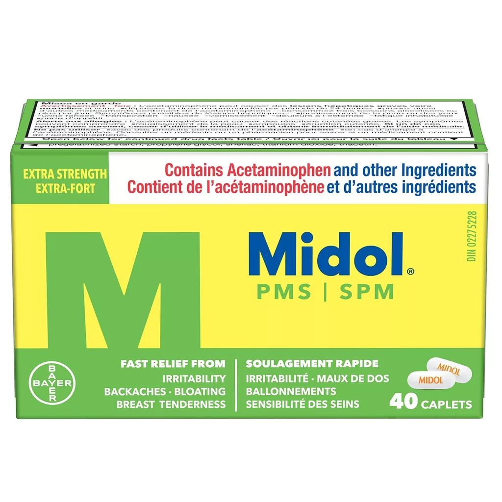 مکمل Midol مخصوص دوران PMS خانم ها بایر BAYER