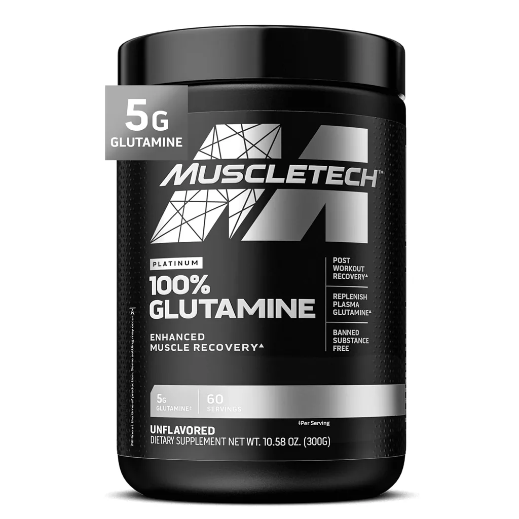 گلوتامین ماسل تک 100% GLUTAMINE