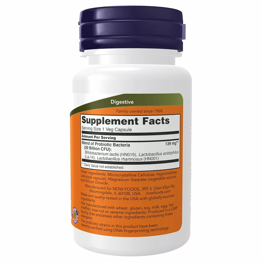 پروبیوتیک مخصوص بانوان NOW وگان 20 بیلیون