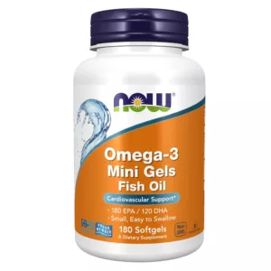 امگا3 NOW مینی ژل Mini Gel تعداد 180