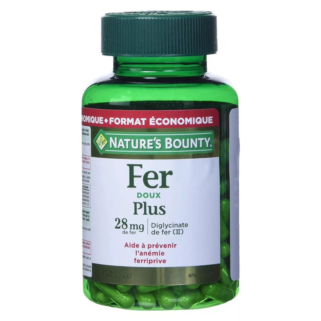 آهن 28mg پلاس نیچرز بونتی Gentle 90 عدد