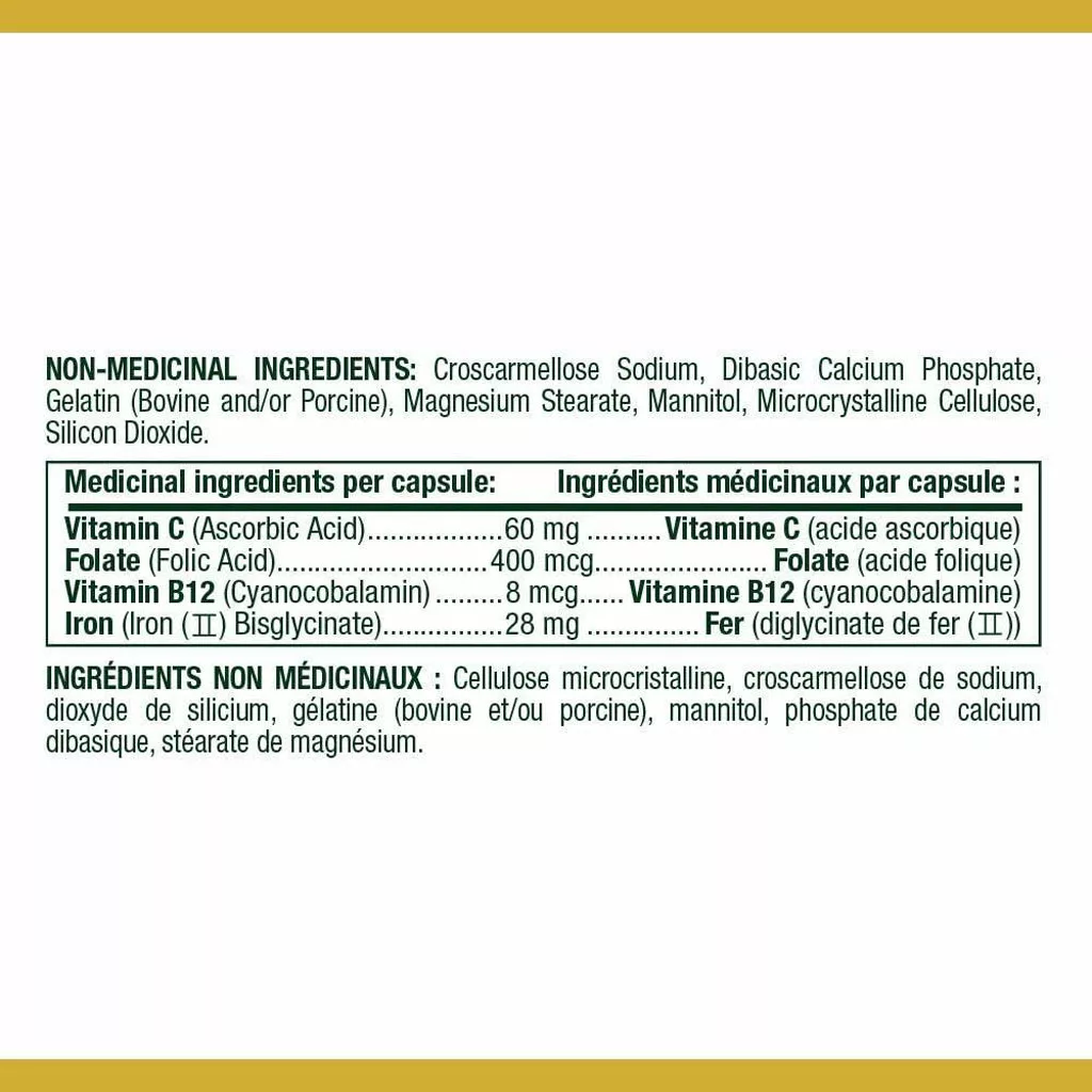 آهن 28mg پلاس نیچرز بونتی Gentle 90 عدد