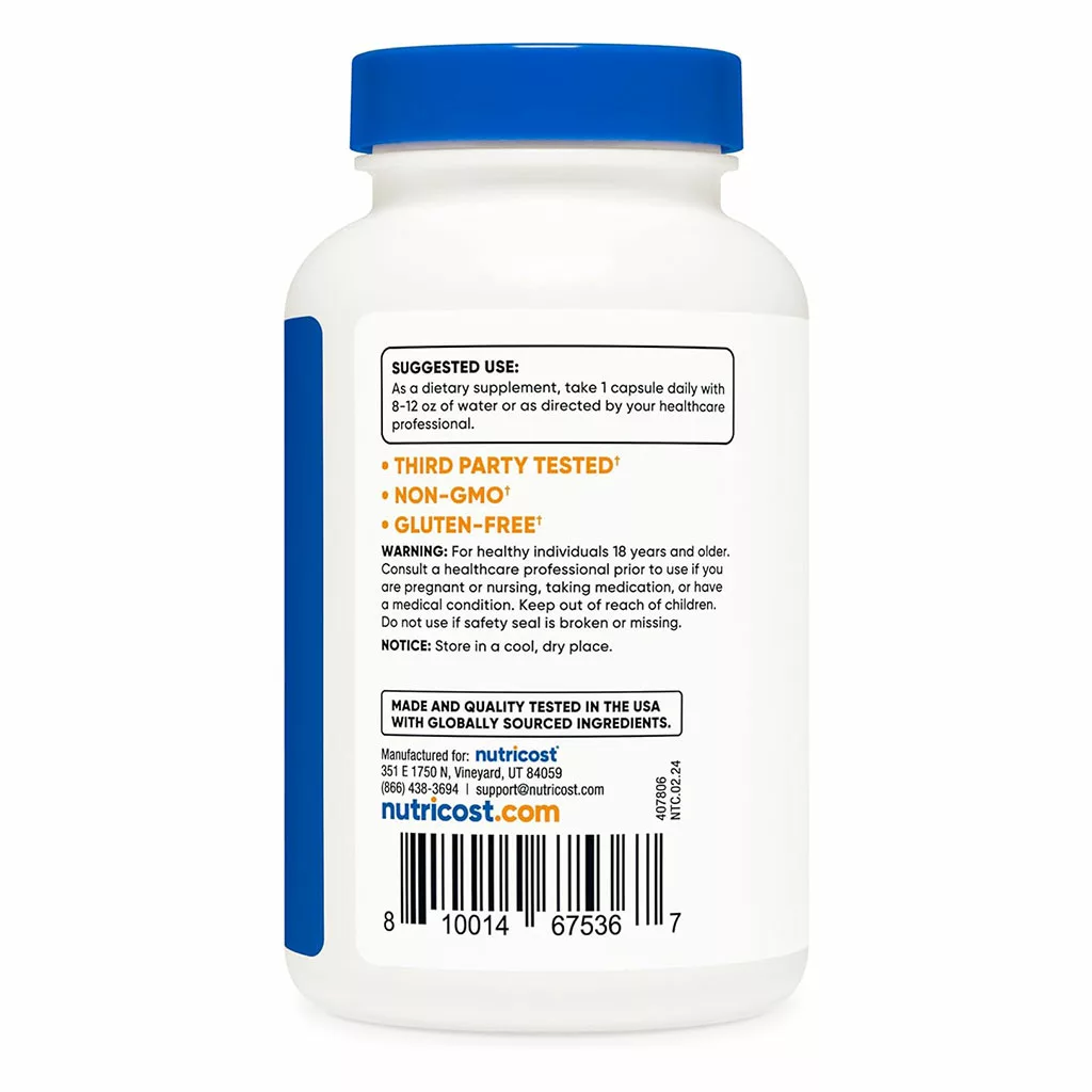 مکمل NAC ناتریکاست آمریکا 600mg تعداد 120