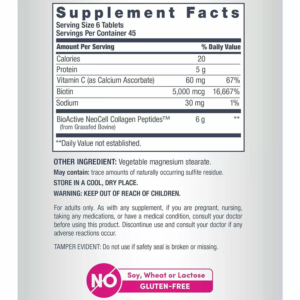 کلاژن پپتاید نئوسل 6000mg تعداد 270 قرص