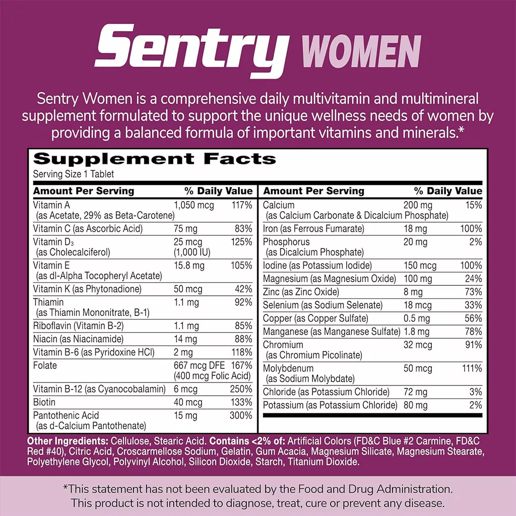 مولتی ویتامین 21century سنتری مخصوص بانوان 120 عدد