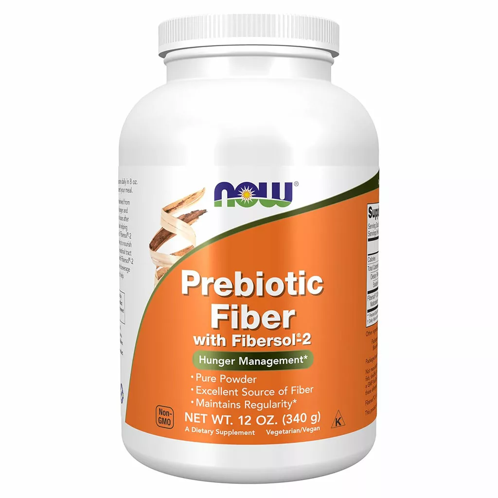 مکمل پروبیوتیک فیبر NOW با Fibersol-2