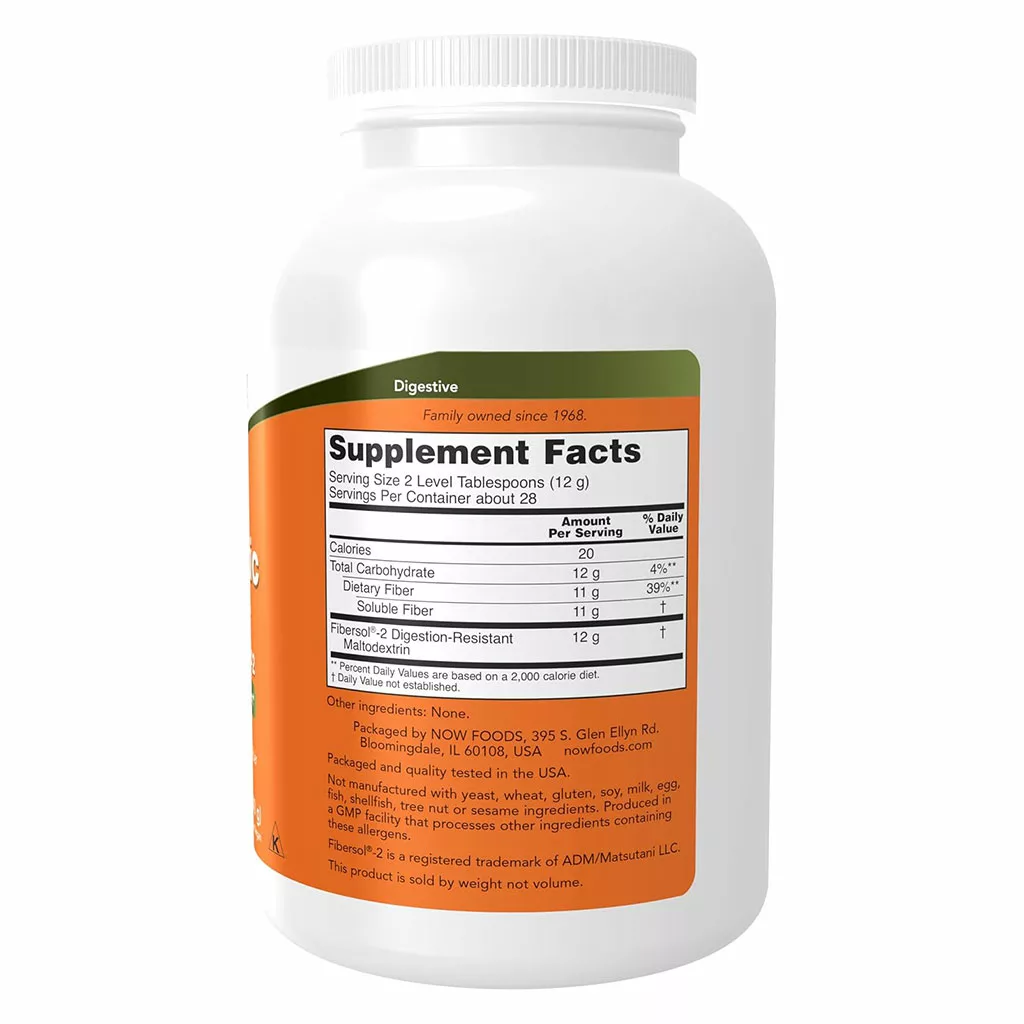 مکمل پروبیوتیک فیبر NOW با Fibersol-2