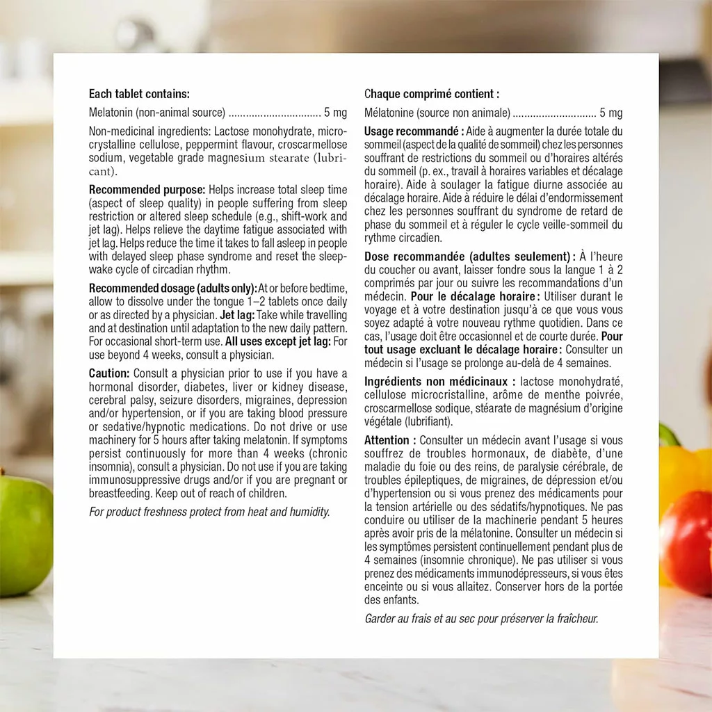 ملاتونين 5mg وبر نچرال Ultra-fort