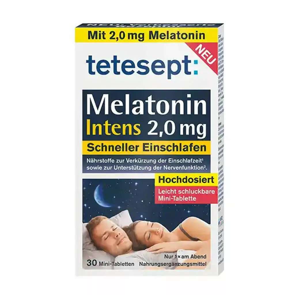 ملاتونين تتسپت 2mg درمان طبیعی بی خوابی و تنظیم چرخه خواب