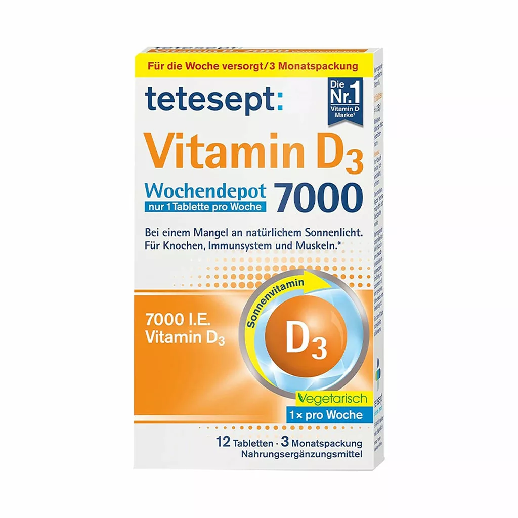 ویتامین دی D3 تتسپت دوز 10.000