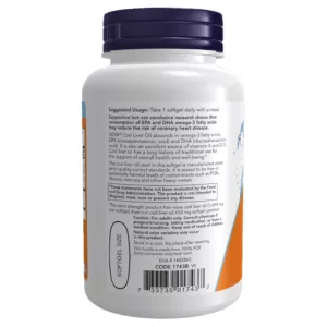 مکمل COD LIVER OIL برند NOW دوز 1000mg