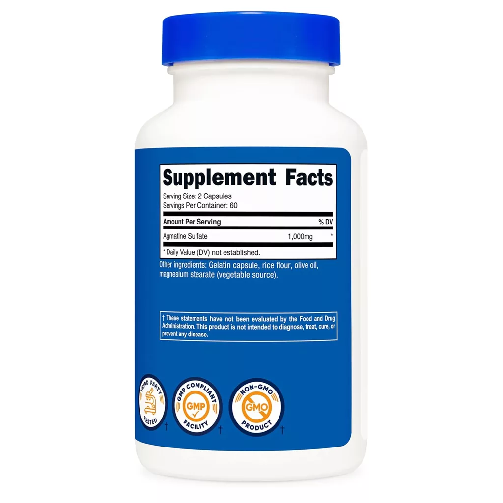 مکمل Agmatine sulfate ناتریکاست آگماتین سولفات 1000mg