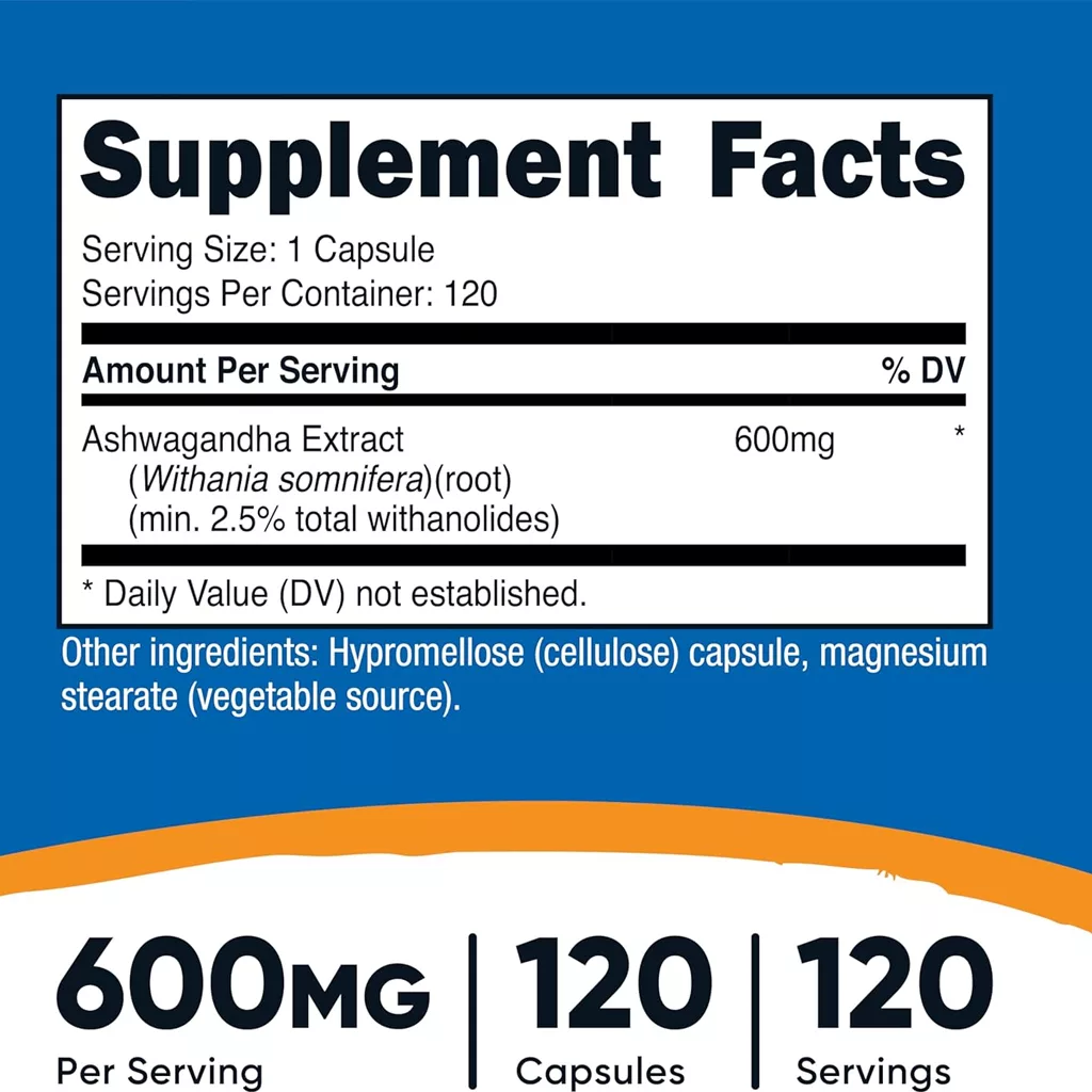 مکمل آشواگاندا ناتریکاست 600mg