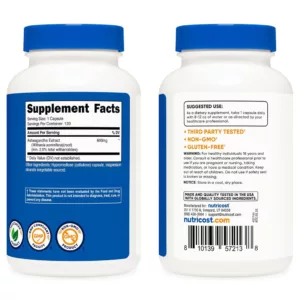 مکمل آشواگاندا ناتریکاست 600mg