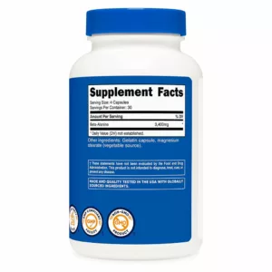 مکمل بتا آلانین ALA ناتریکاست Beta-Alanine دوز 3400mg
