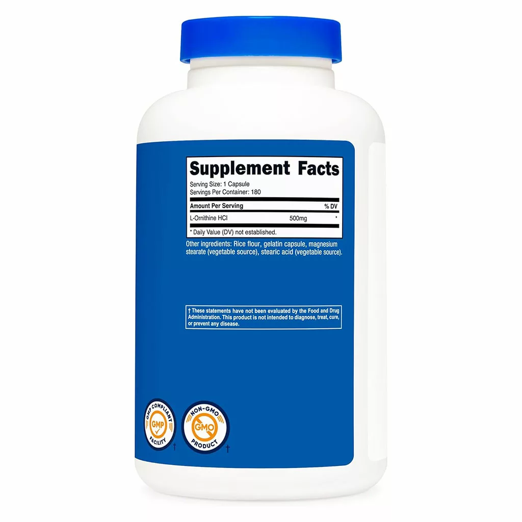 مکمل L-Ornithine اورنیتین ناتریکاست 500mg